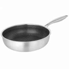 Сотейник з нержавіючої сталі Біол Steel Line 28 см